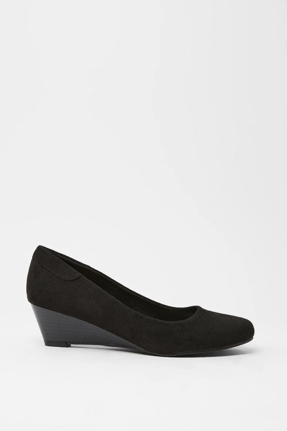 Хорошо для подошвы: туфли-лодочки Cerys Comfort на низкой танкетке Dorothy Perkins, черный — фото 2