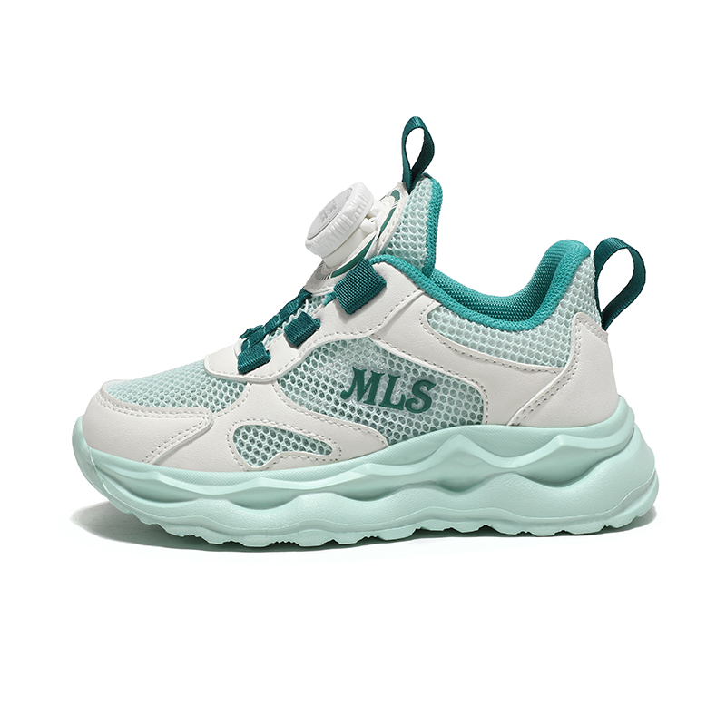 

Амортизирующие детские кроссовки для бега rebound устойчивые к истиранию легкие противоскользящие анти-удар Mulinsen, зеленый