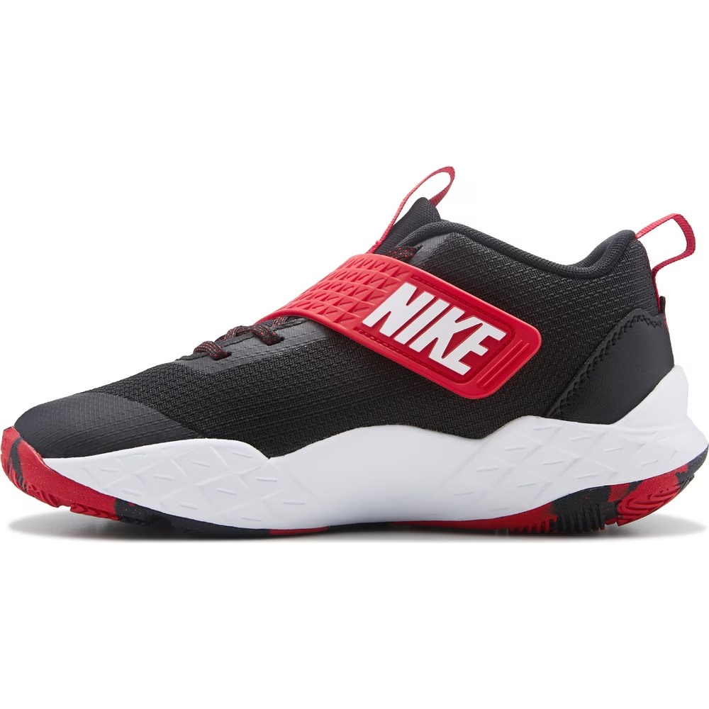 Детские баскетбольные кроссовки Nike Hustle 12 для старших детей, black/red — фото 3
