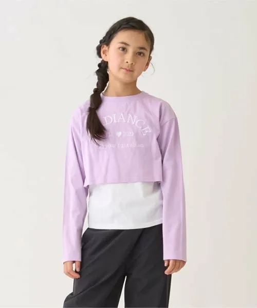 Многослойная футболка с короткими и длинными рукавами MINIMAL, Lavender
