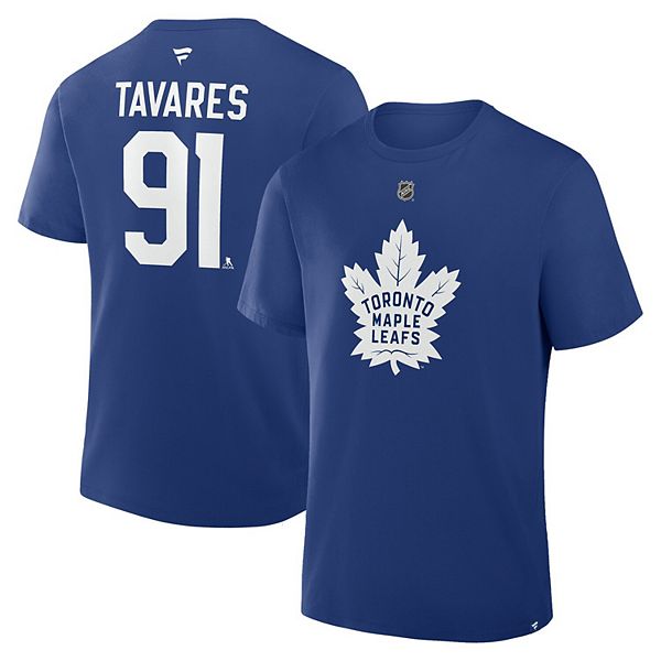 

Футболка Toronto Maple Leafs с именем и номером Джона Тавареса Fanatics