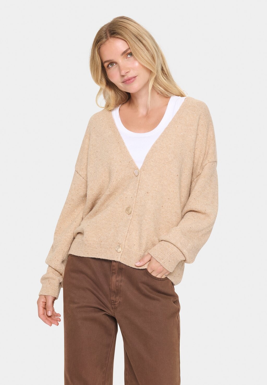 

Кардиган HAYA Saint Tropez, коричневый