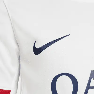Джерси Nike Paris Saint-Germain 2024/25 Stadium Away, цвет White/Midnight Navy/University Red/Midnight Navy — фото 4