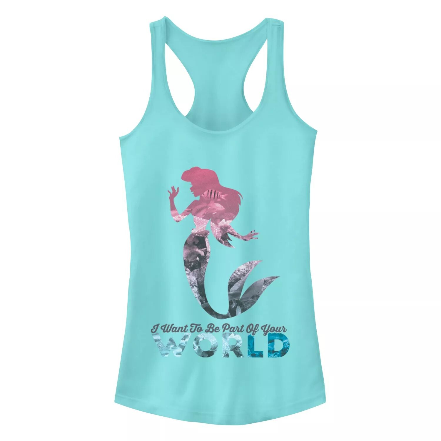 

Юниоры Русалочка Your World Racerback Tank Licensed Character