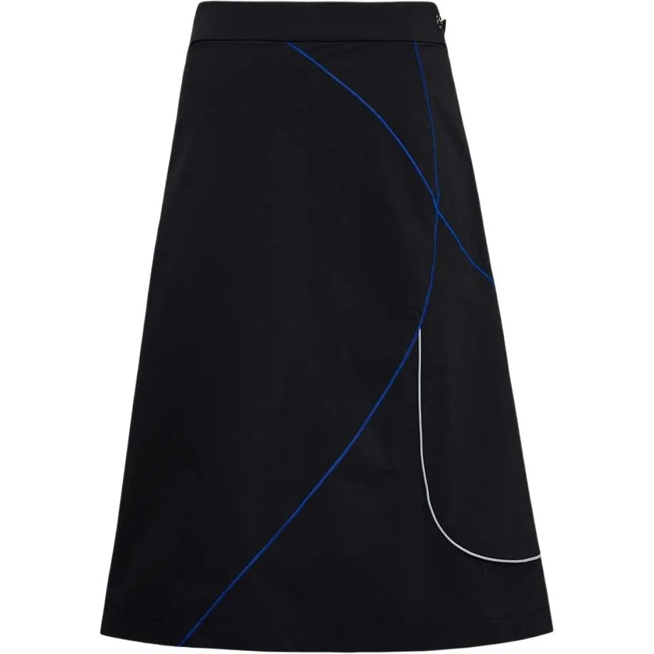 Женская длинная юбка FOS Casual Adidas, Black/Blue/White — фото 3