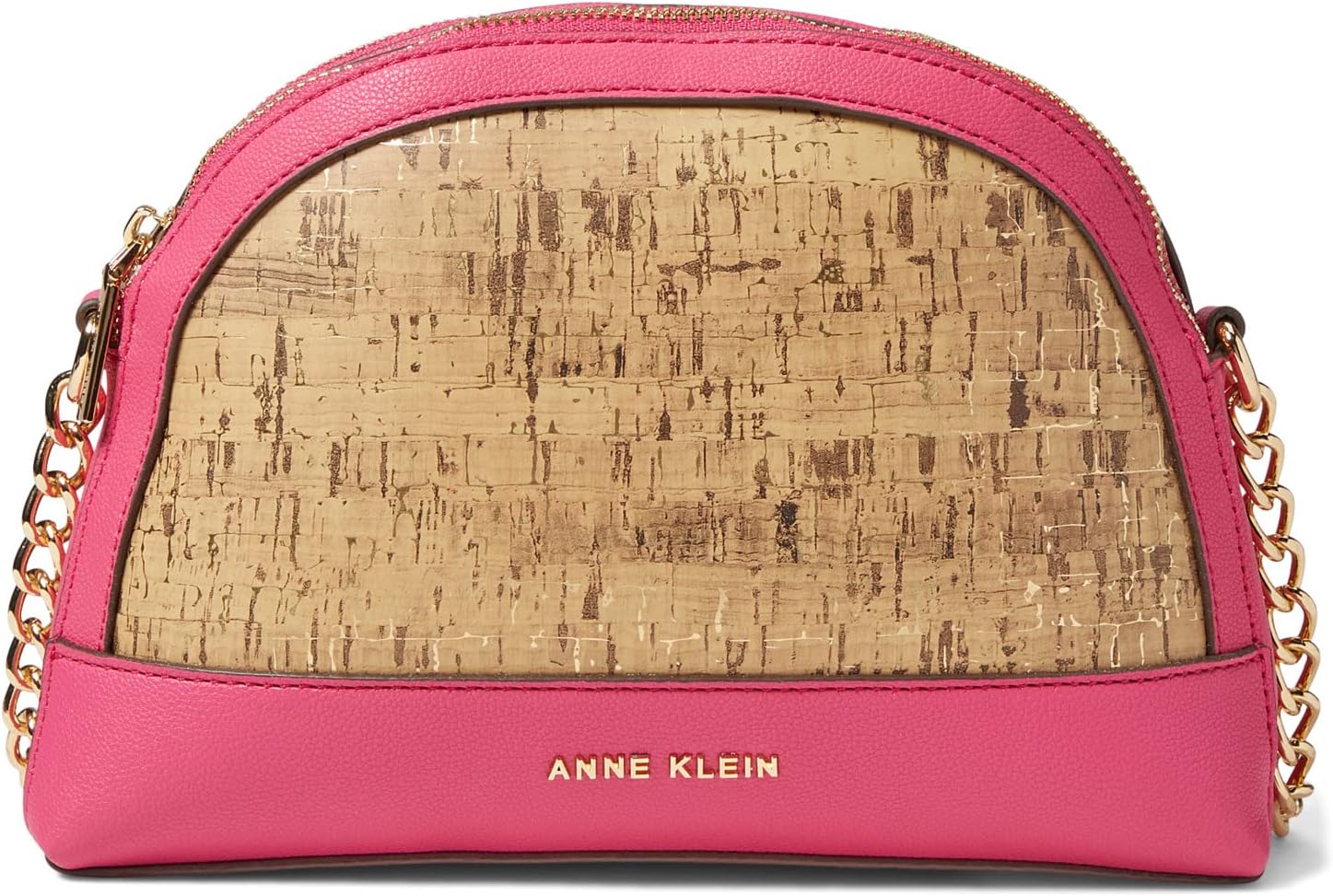 

Сумка кросс-боди Anne Klein Triple Compartment Cork Crossbody, цвет Fuchsia