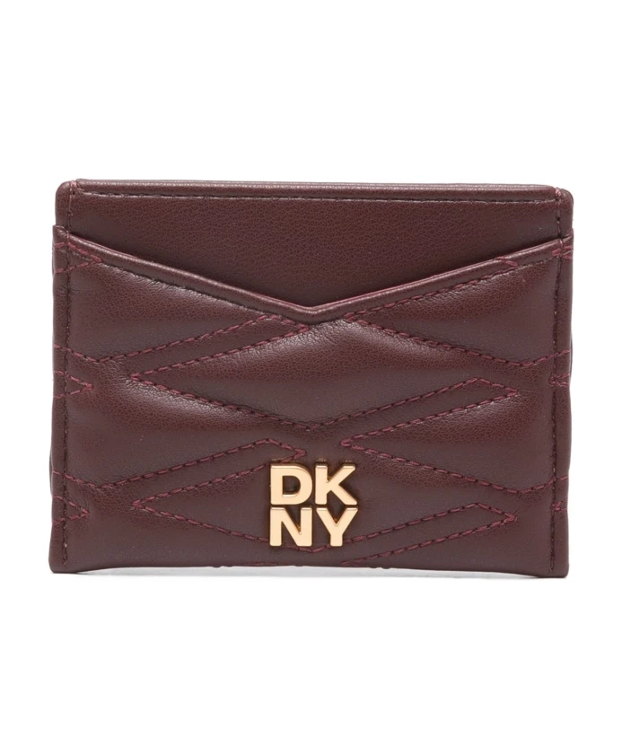 

Женский кошелек-держатель для карт Dkny, красный