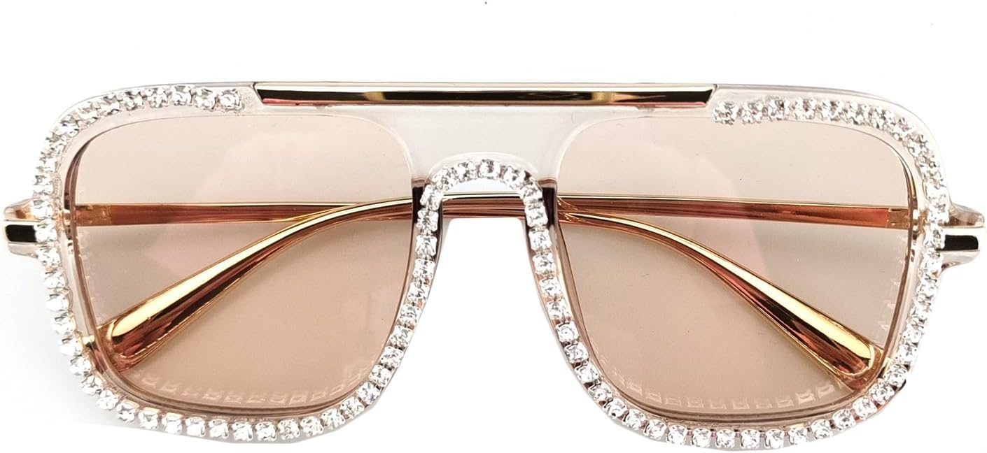 

Солнцезащитные очки Willochra со стразами для женщин, большие квадратные солнцезащитные очки с бриллиантами и кристаллами, блестящие очки в форме «кошачьего глаза», C4