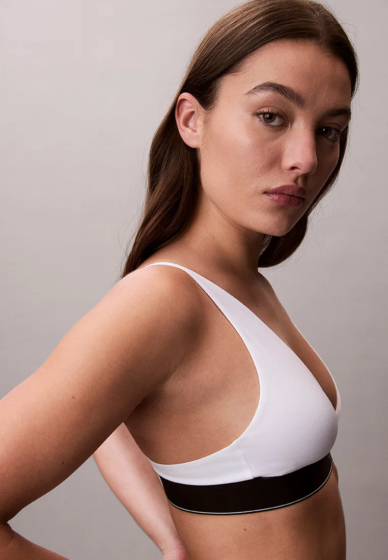 Топ-бралетт треугольный, микрофибра, Calvin Klein — фото 3