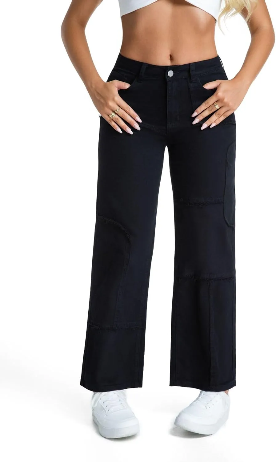 Женские джинсы Casual Relaxed Straight Leg