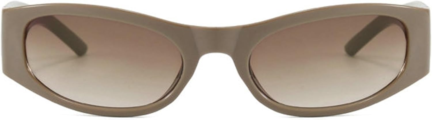 

Willochra Роскошные дизайнерские футуристические солнцезащитные очки в маленькой оправе, обтекаемой формы, в стиле 2000-х, очки-маска в стиле панк, солнцезащитные очки Y2K для женщин, C5