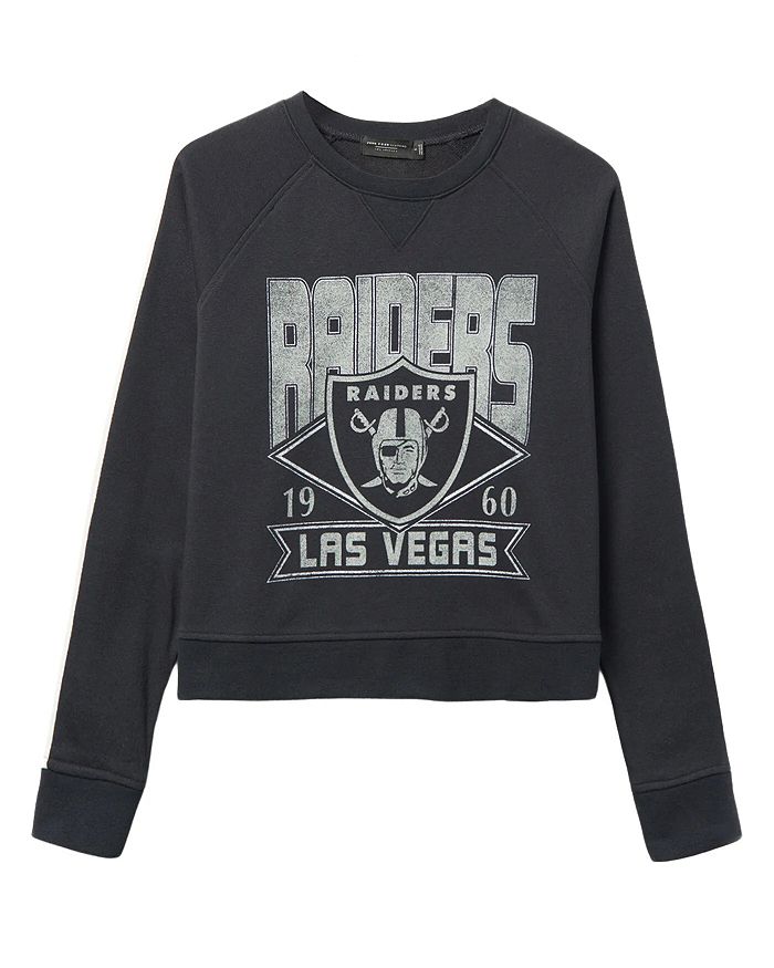 

Лонгслив женский Women's NFL Las Vegas Raiders Overtime Crew Junk Food Clothing, черный