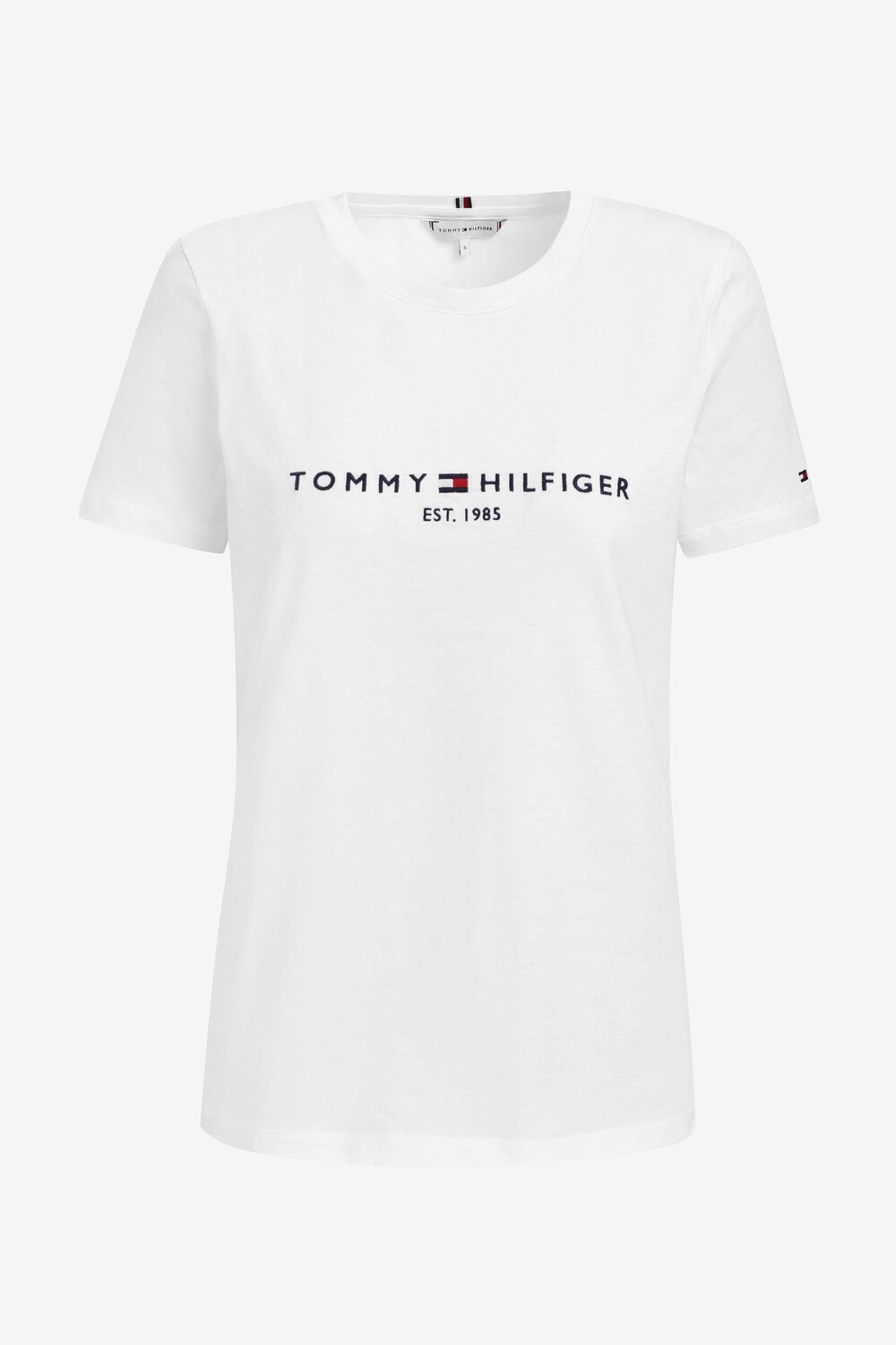 Белая футболка с логотипом Heritage Tommy Hilfiger, белый — фото 4