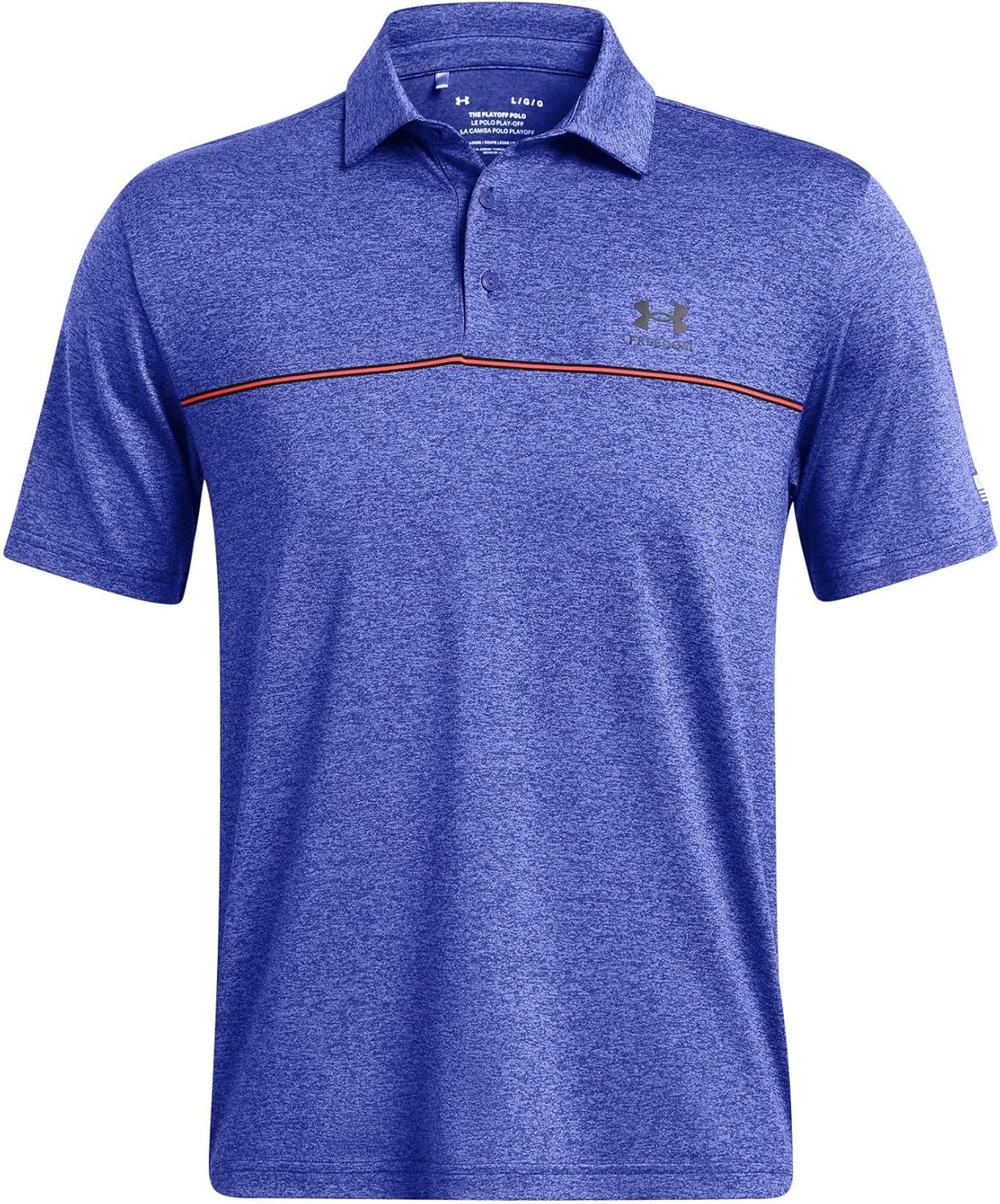 

Under Armour Golf Playoff 3.0 Freedom Polo футболка для мужчин - из 100% хлопка - стиль pull-on, Royal/Bolt Red/Black, Черный, Under Armour Golf Playoff 3.0 Freedom Polo футболка для мужчин - из 100% хлопка - стиль pull-on, Royal/Bolt Red/Black