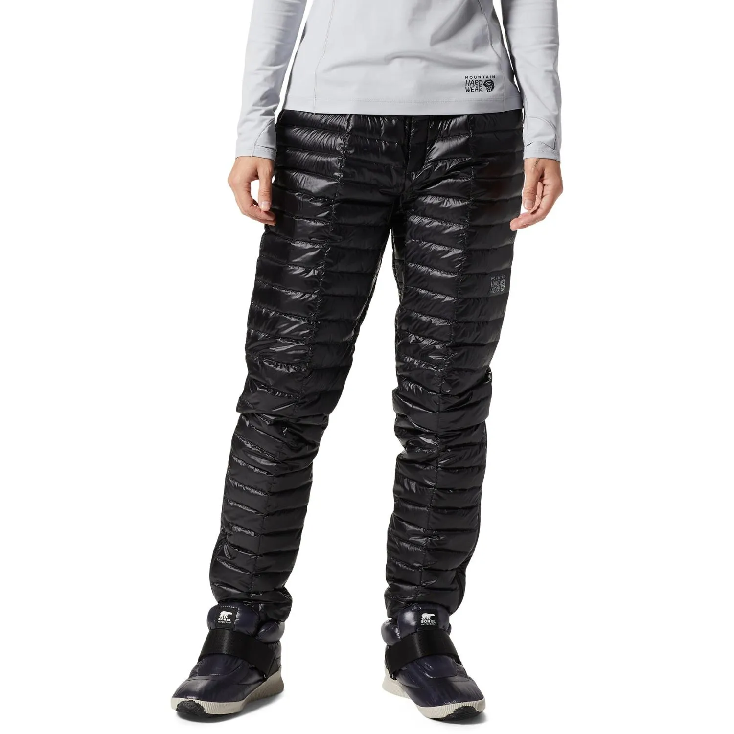 

Утепленные пуховые штаны Ghost Whisperer женские Mountain Hardwear, Black