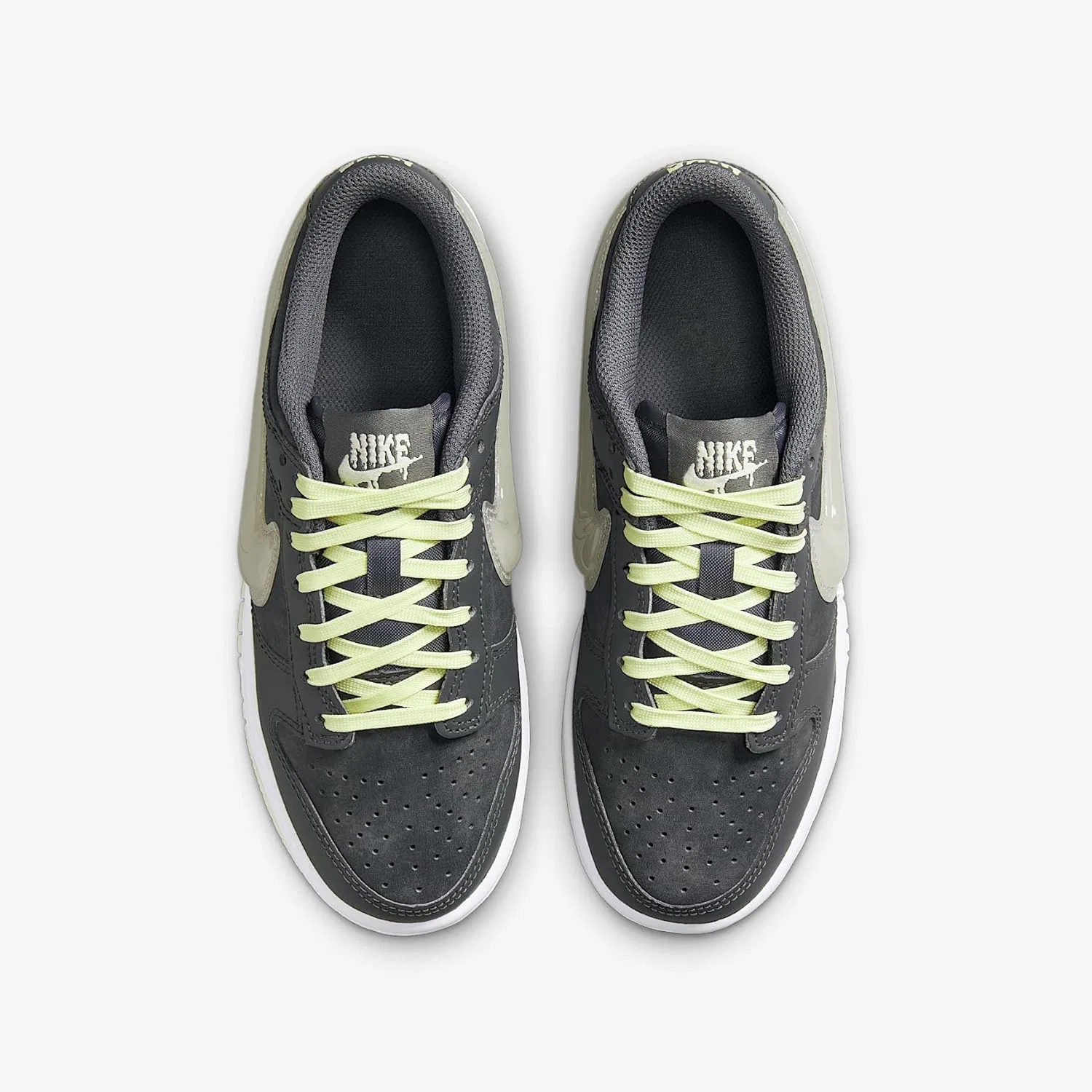Кроссовки Nike Dunk Low, цвет Iron Grey/Cool Grey/Lime Ice — фото 3