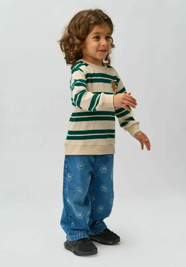Джемпер робби The New Siblings, Deep Teal Striped