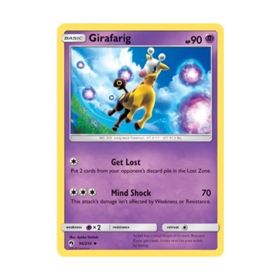 

CCG Жирафариг (U) #94, Pokemon - SM - Lost Thunder - Singles
