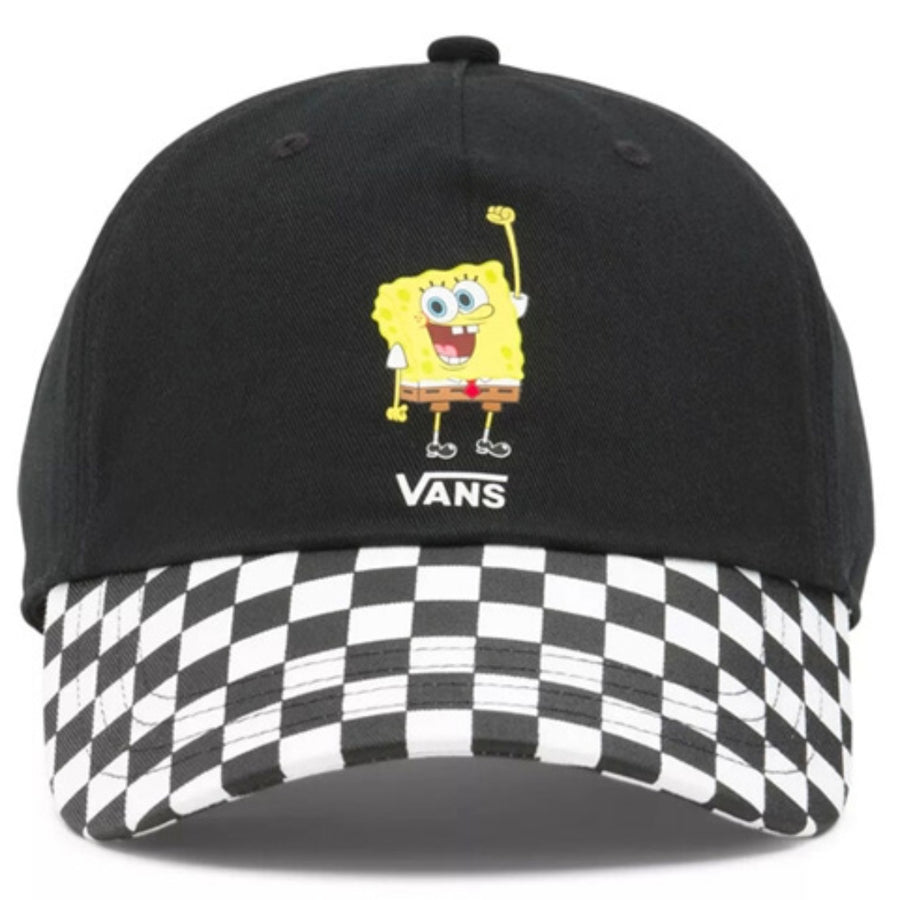 

Бейсболка Vans x SpongeBob Court Side Hat 'Black White', черный