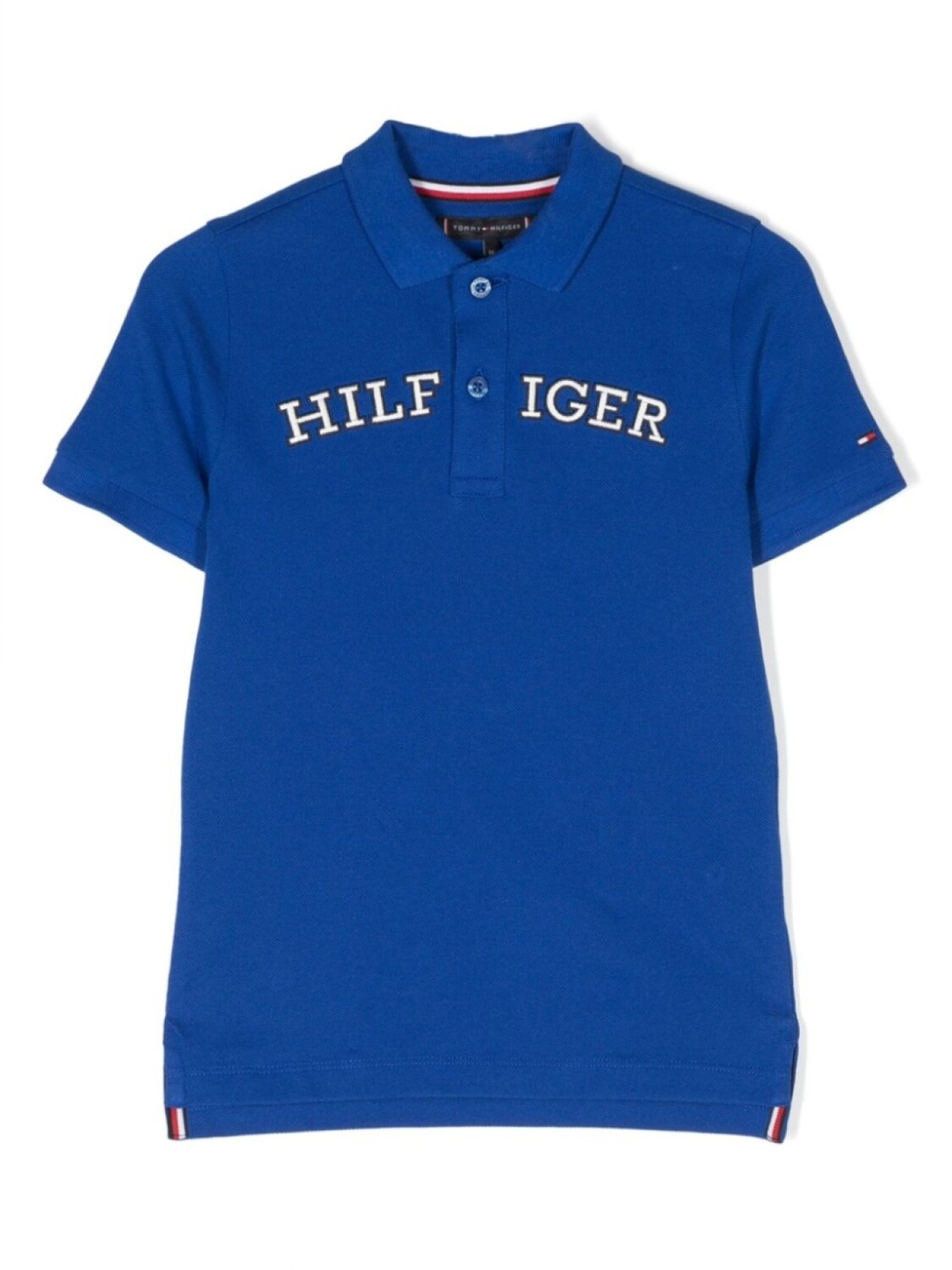 

Рубашка поло с вышитым логотипом Tommy Hilfiger Junior, синий