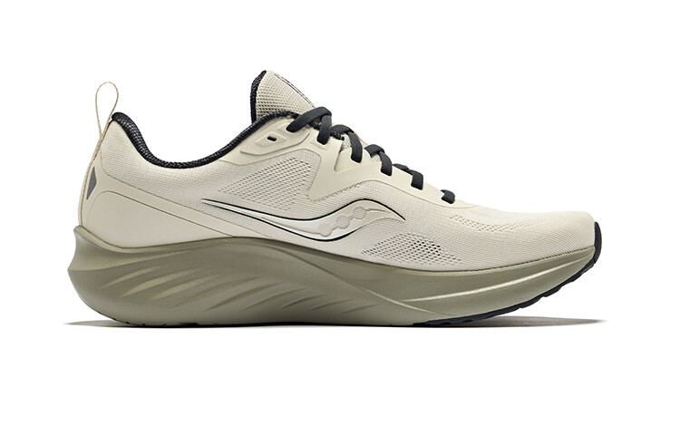 Кроссовки мужские низкие бежевые/черные Saucony — фото 2