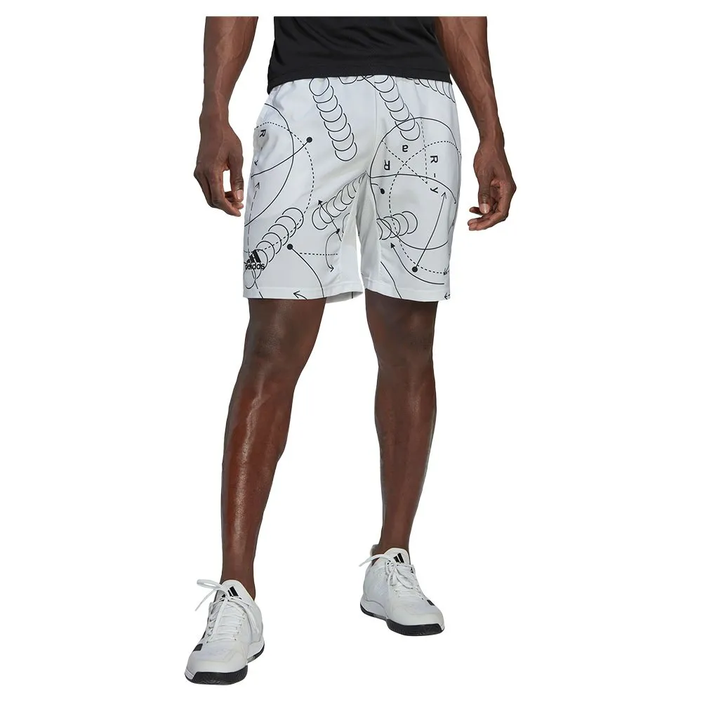 

Шорты adidas Club Graphic, белый