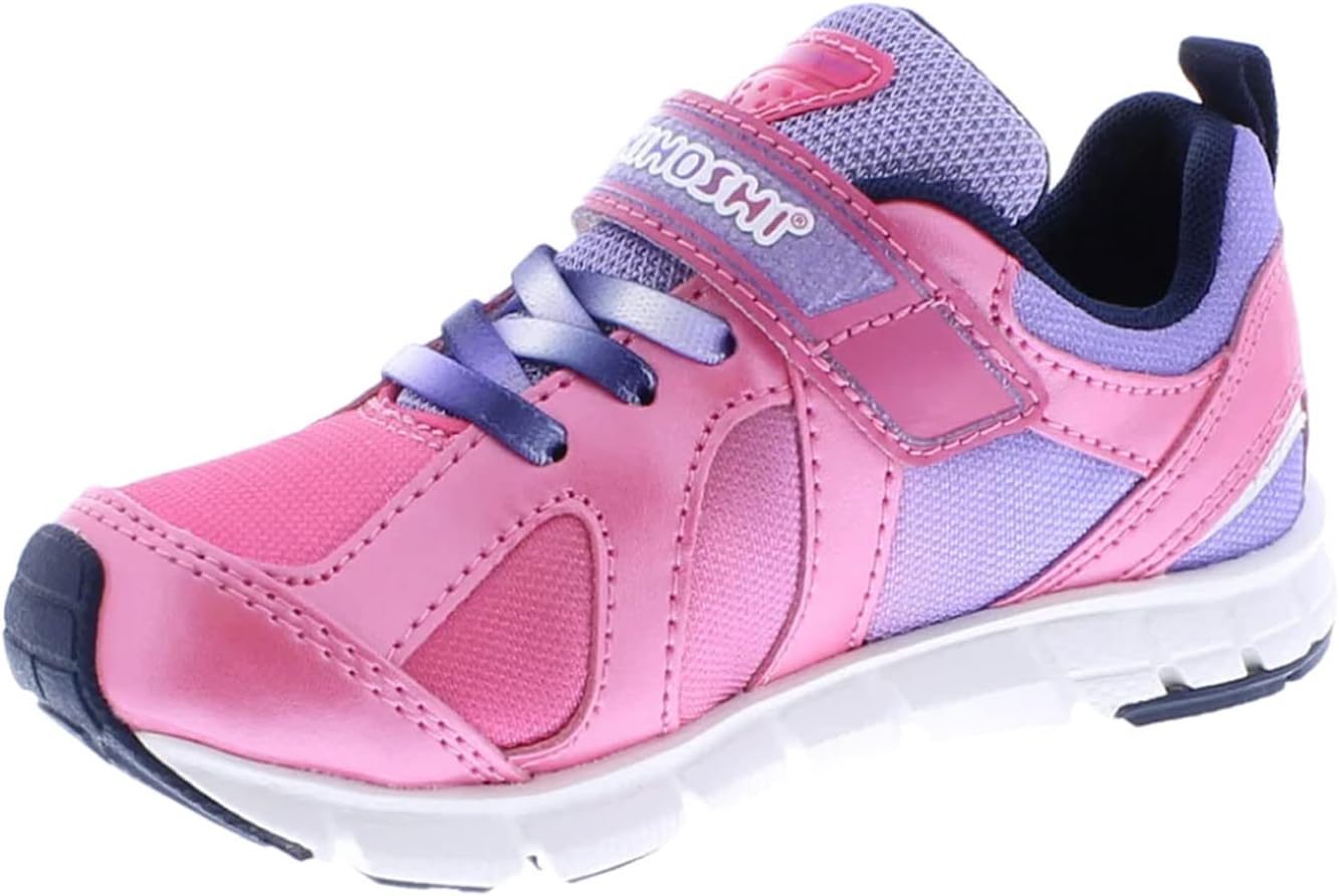 

Детские кроссовки TSUKIHOSHI Rainbow Kids - с застежкой на ремешок, пригодные для стирки в машине, с широкой носочной частью и противоскользящими, немаркими подошвами, для детей 4-12 лет, фуксия/фиолетовый
