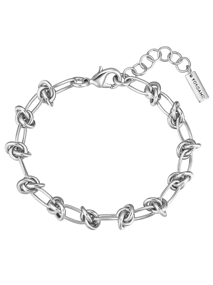 

Yokoamii Латунный браслет в серебряной оправе