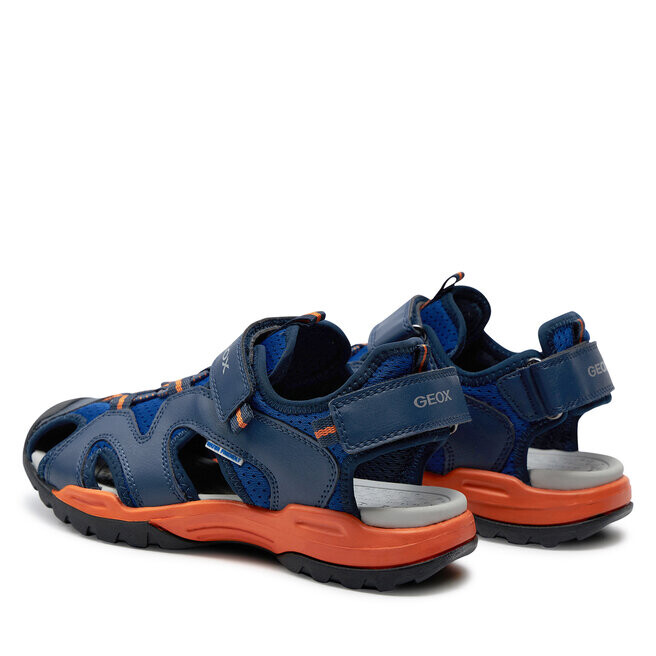 Сандалии Geox J Borealis Boy J450RC 014BU C0685 S Royal/Orange, синий — фото 3
