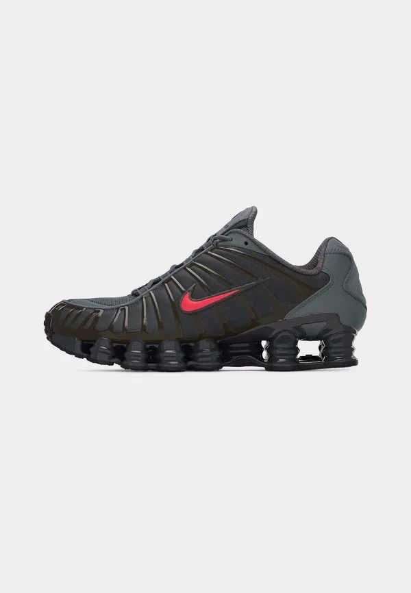 Кроссовки shox tl se tech Nike Sportswear, Smoke Grey/Bright Crimson/Med Ash/Anthracite/Black — фото 2