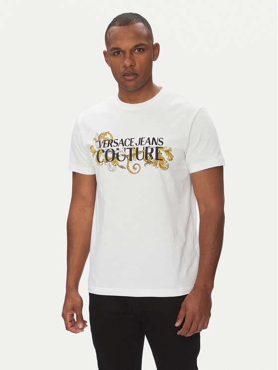 

Футболка обычного кроя 78GAHC05 Versace Jeans Couture, белый