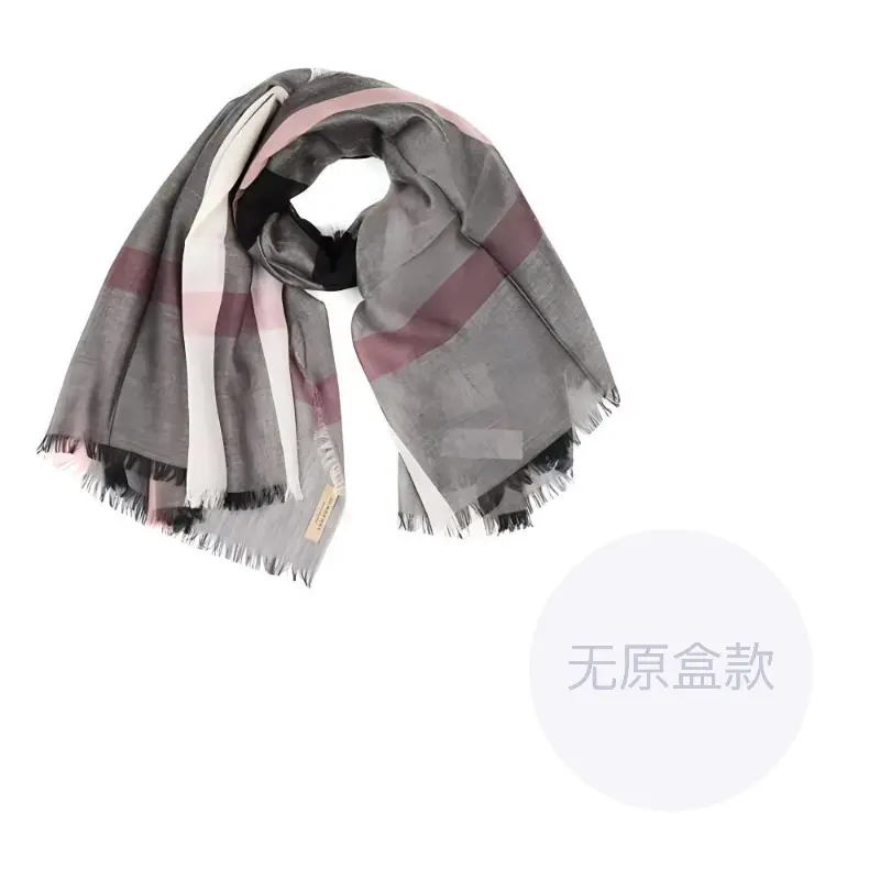 

Burberry Вязаный шарф женский, Dark Gray