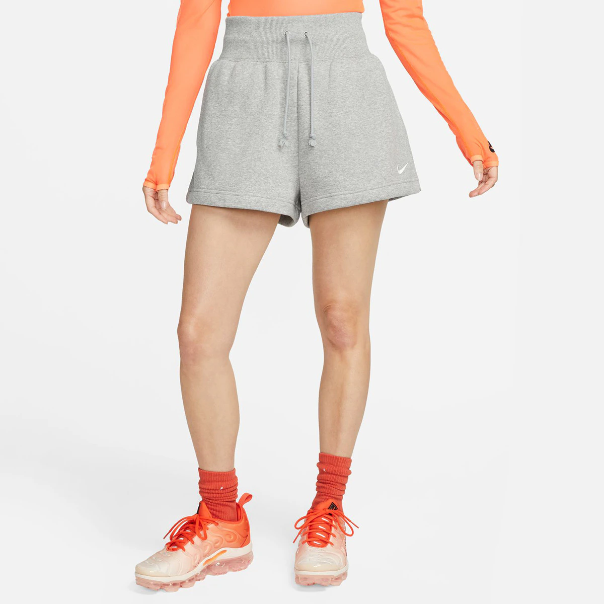 

Женская спортивная одежда Phoenix Fleece Шорты Nike, серый