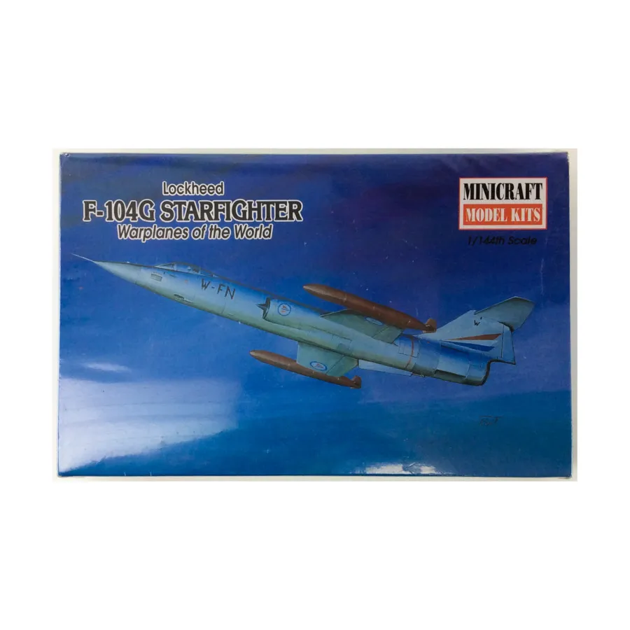 

Локхид F-104G Звездный истребитель, Modern Aircraft & Spacecraft - 1:144 Scale (Minicraft)