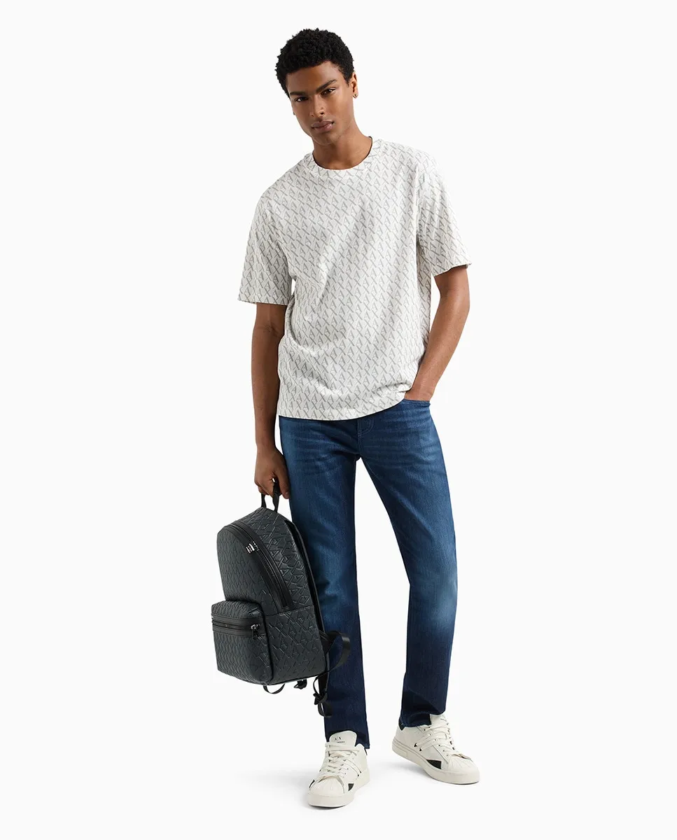 

Джинсы мужские J14 облегающие темно-синие Armani Exchange, индиго