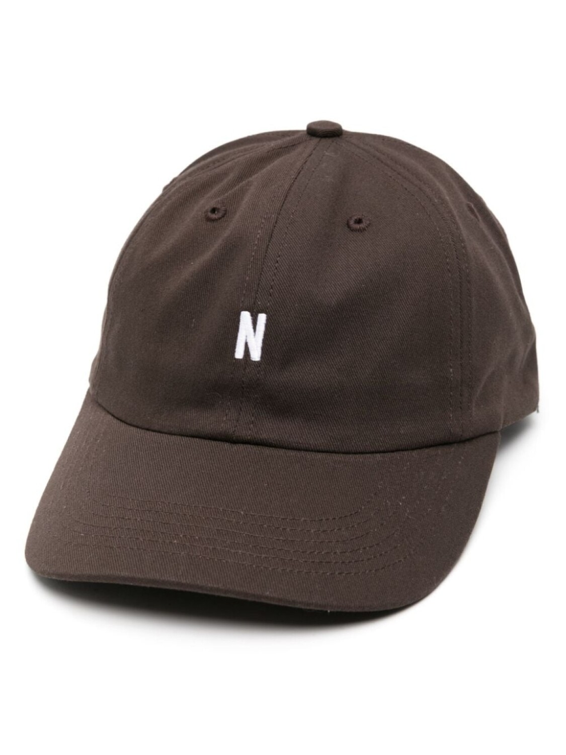 

Norse Projects бейсболка с вышитым логотипом, коричневый