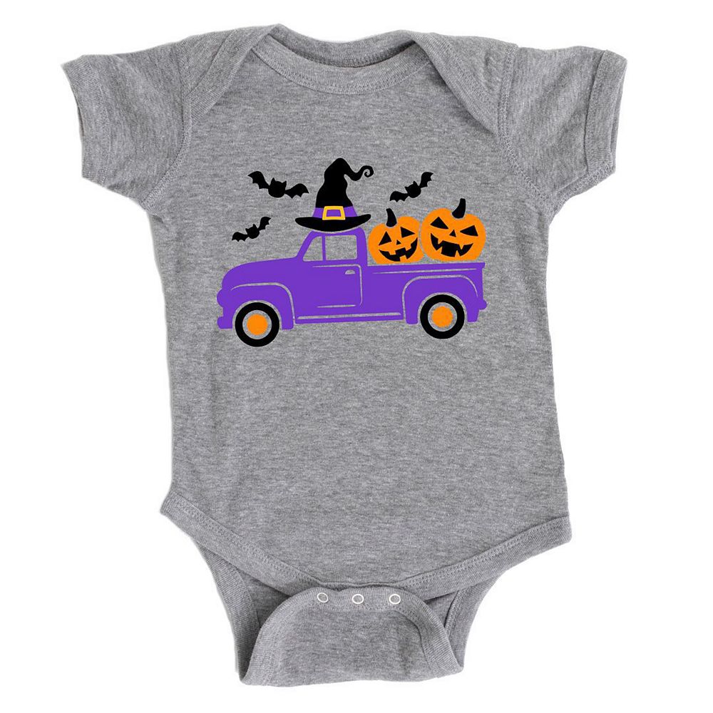 

Детское боди Witch Farm Truck Truck The Juniper Shop, цвет Heather Grey