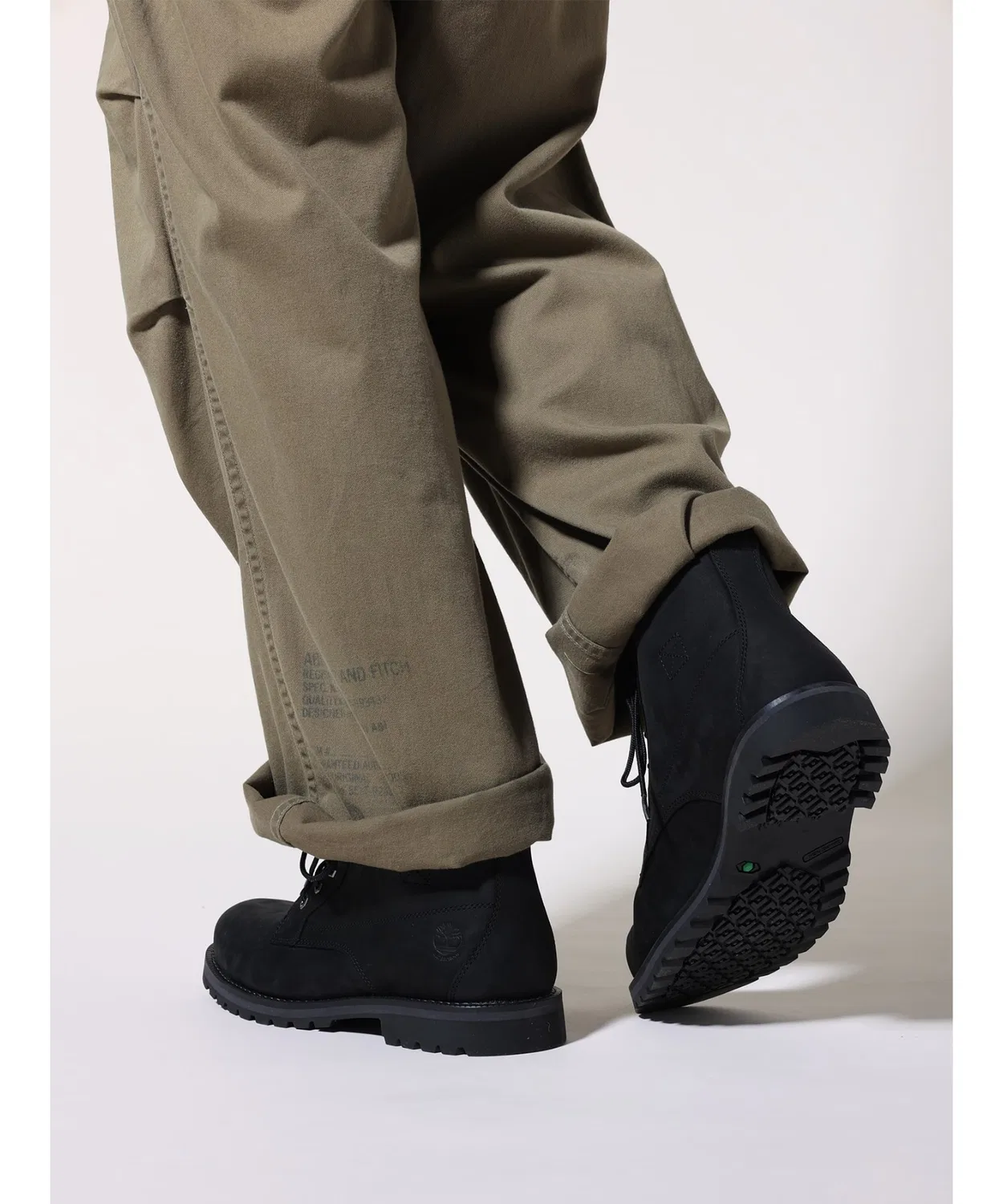 Ботинки Timberland Redwood Falls водонепроницаемые, кожа, на шнуровке, чёрные — фото 3