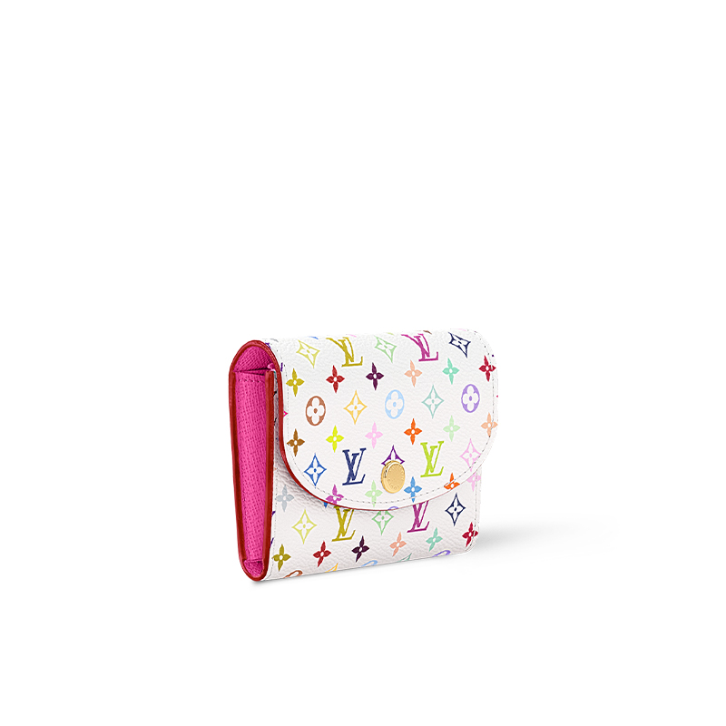 LOUIS VUITTON Кошелек Takashi Murakami Rosalie белый разноцветный — фото 2
