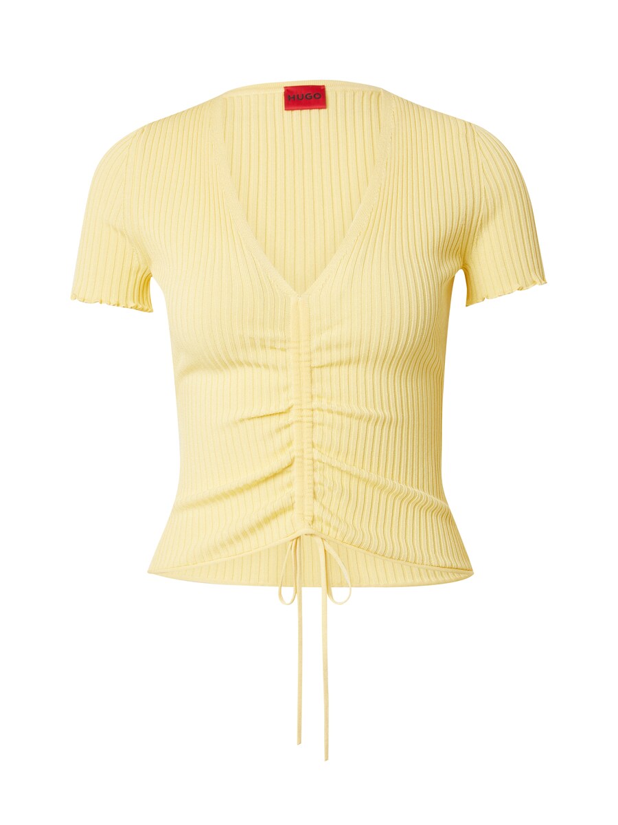 

Рубашка HUGO Slisera, цвет Light yellow
