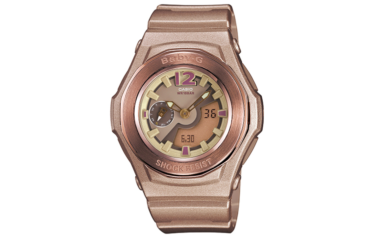 

CASIO Часы Women's BABY-G Coffee Watch BGA-141-5B2, Champagne