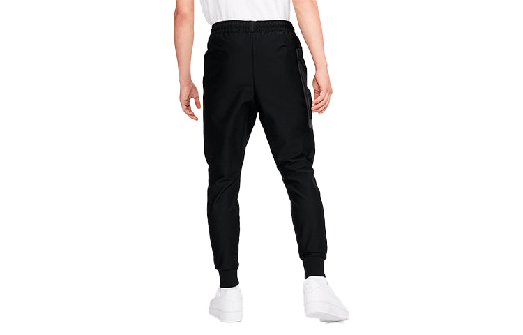 Спортивные брюки Men's Nike Elastic Waistband Lacing Bundle Feet Sports Pants/Trousers/Joggers Black DD6599-010 — фото 2