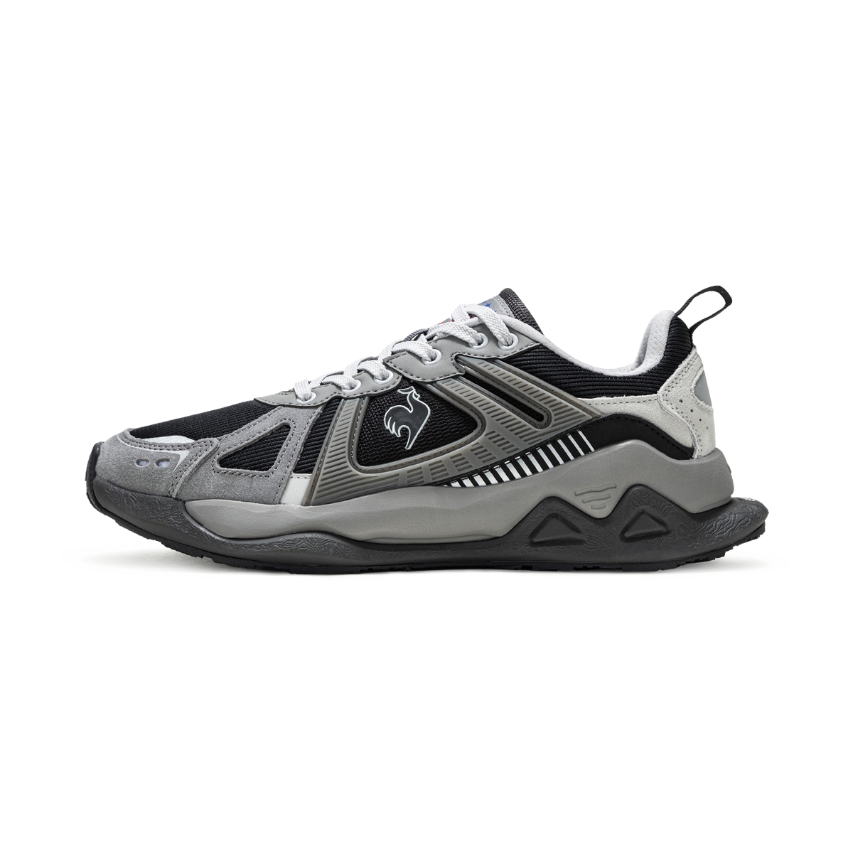 

Le Coq Sportif Низкие мужские тренировочные кроссовки серо-черные, цвет Gray/Black