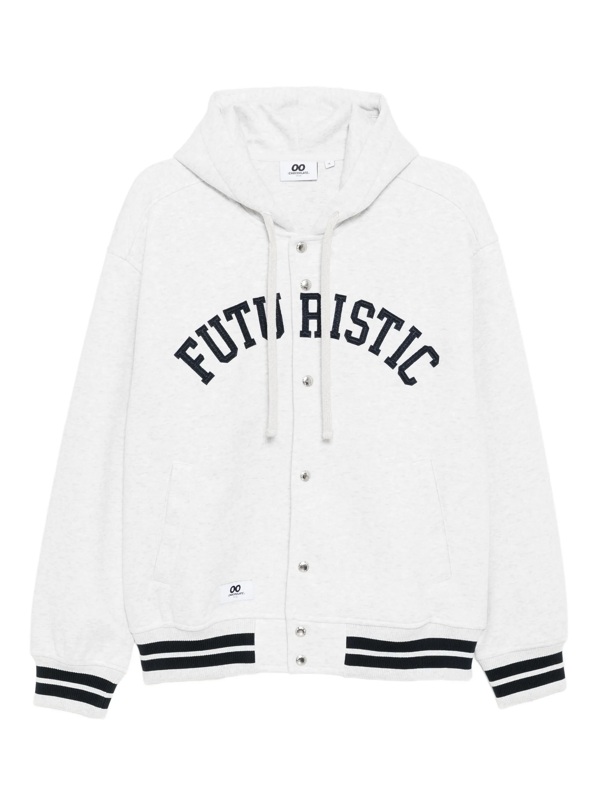 

Худи с вышивкой Chocoolate, серый