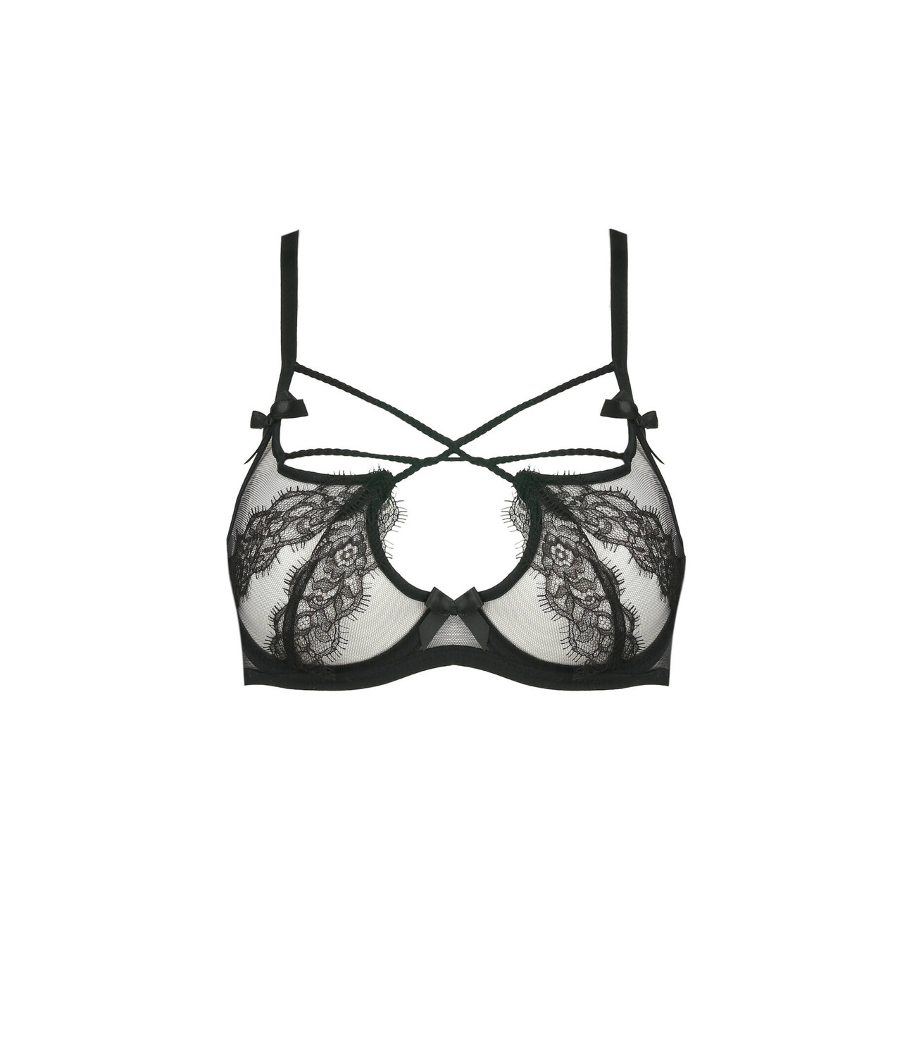 

Бюстгальтер Agent Provocateur NYXIE BRA BLACK/BLACK, черный