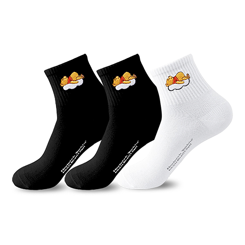 

Набор из 3 пар носков Winnie The Pooh Series Mid Calf Disney, белый