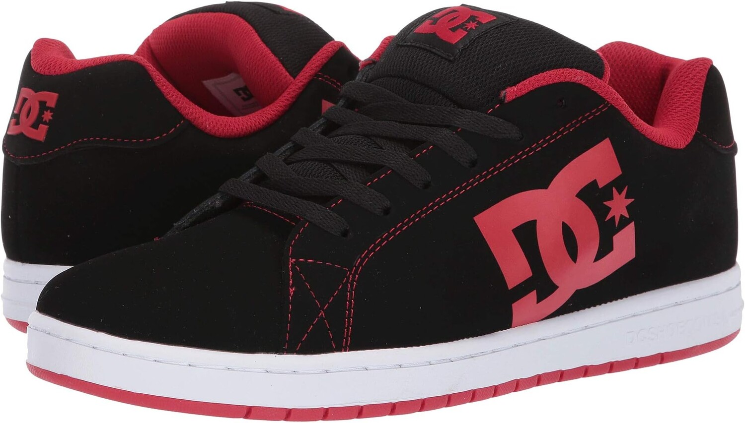 

Кроссовки DC Gaveler Casual Low Top Skate Shoes Sneakers, цвет Black/Red
