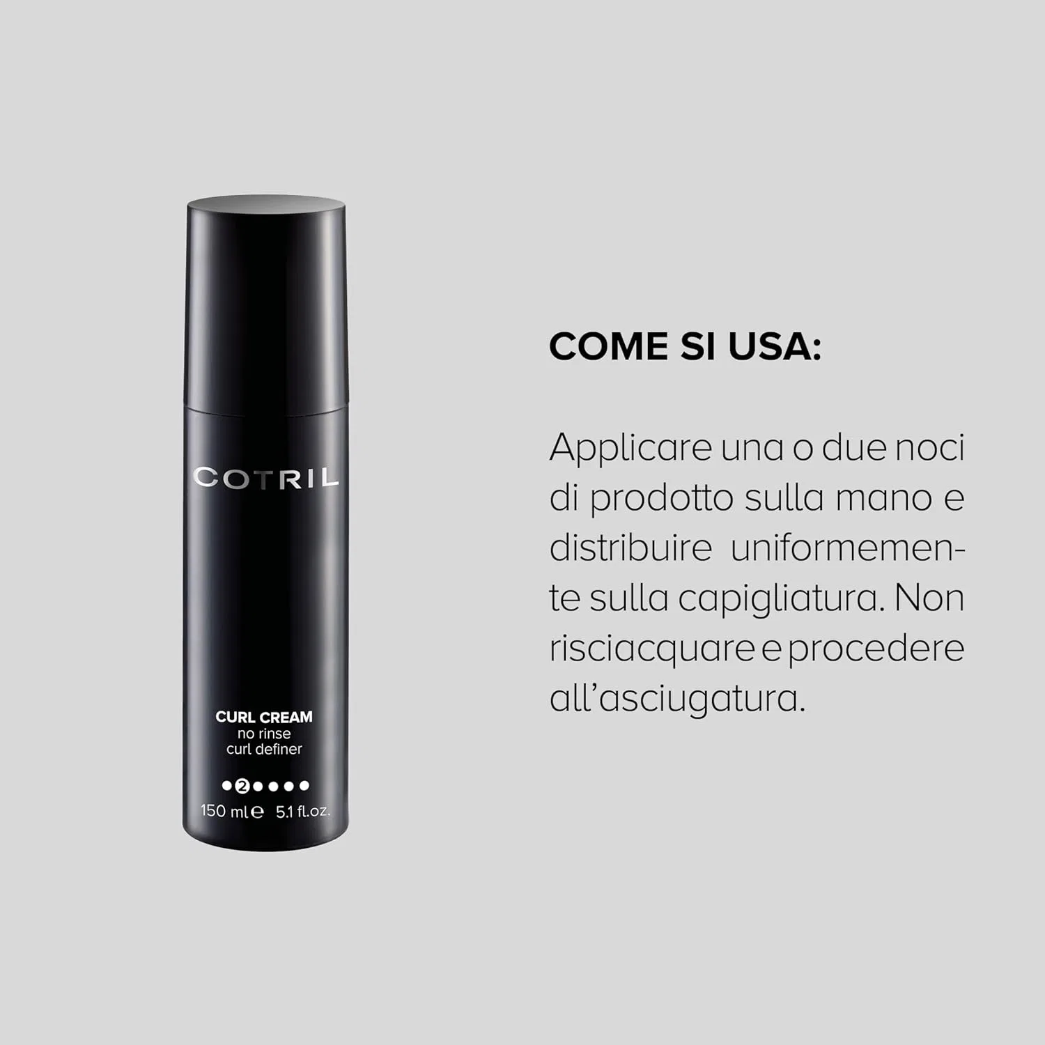 Крем для укладки кудрявых волос «Styling Curl Cream» 150 мл от Cotril Cotril — фото 2