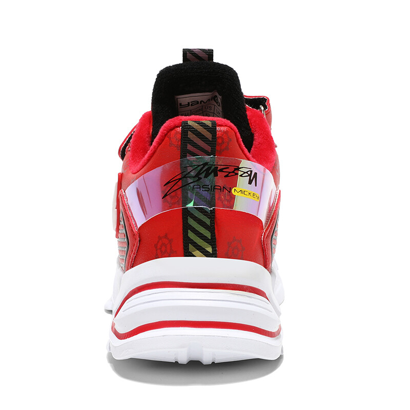 Детские кеды Kids Low-top Red Asian Mickey, красный — фото 4