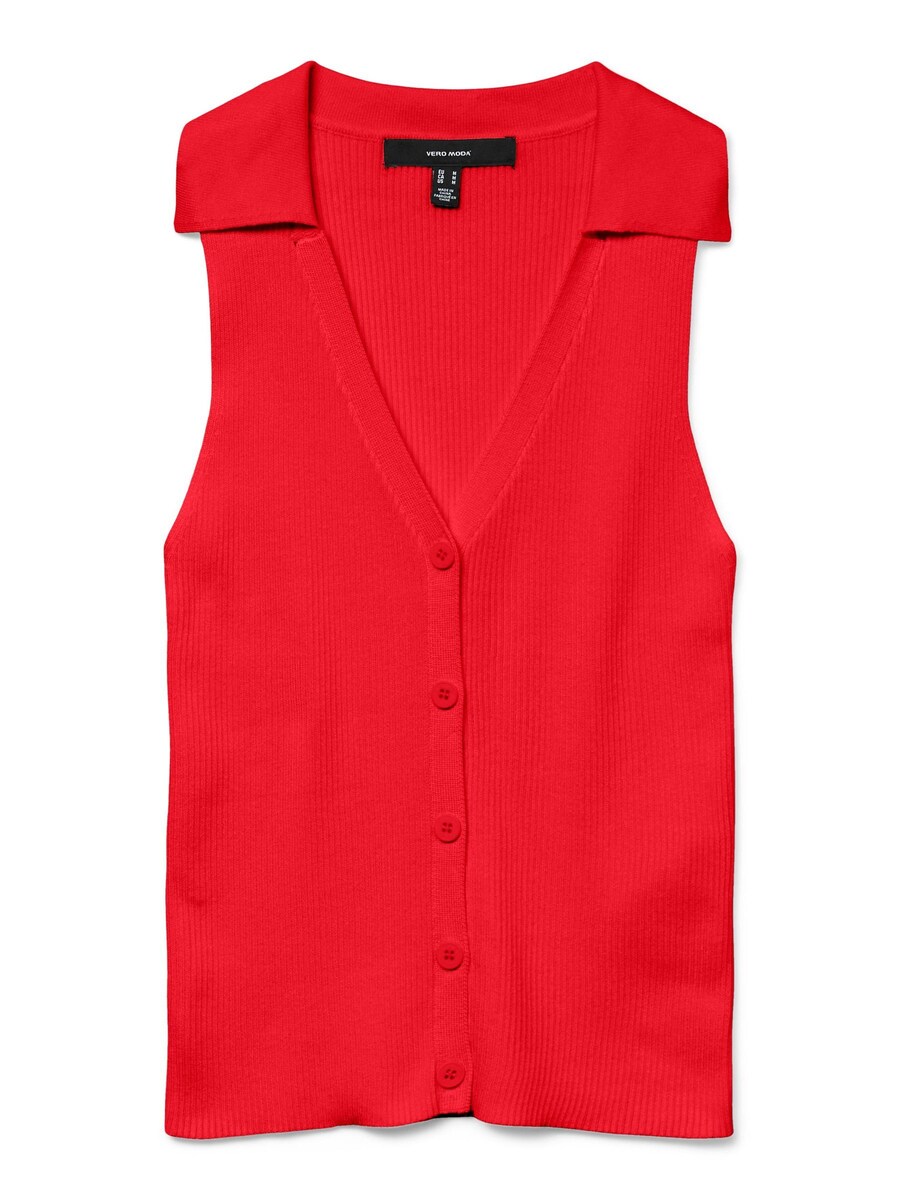 

Вязаный жилет VERO MODA VMWillow, красный
